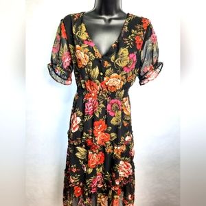 Black Floral Dress
